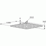 Верхний душ KLUDI A-QA 6453005-00