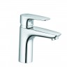 Смеситель KLUDI PURE&SOLID 342920575 для раковины на одно отверстие однорычажный без донного клапана