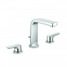 Смеситель KLUDI PURE&SOLID 343940575 для раковины на три отверстия двухвентильный
