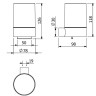 Дозатор KLUDI VELA R 5897653 подвесной