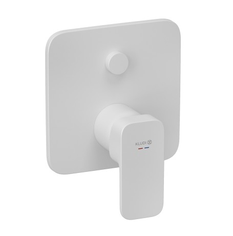 Смеситель KLUDI RENON 427595375 для ванны и душа встраиваемый внешняя часть с автоматическим переключателем воды PUSH&SWITCH