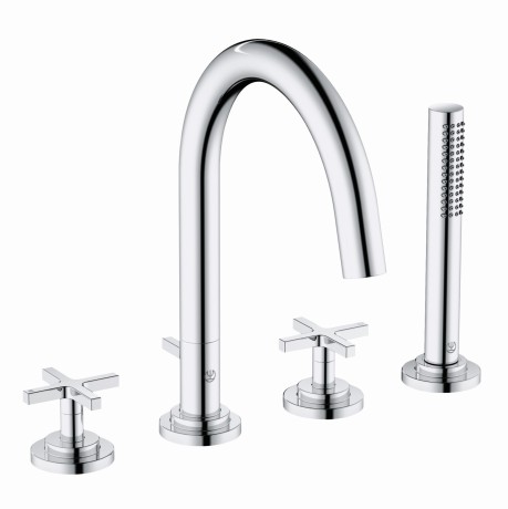 Смеситель KLUDI NOVA FONTE Classic 204250520 для ванны на бортик