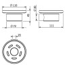 Мыльница KLUDI VELA R 58985N0 подвесная
