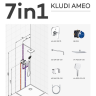 KLUDI AMEO, душевой комплект со смесителем для душа, арт. 416720575