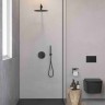 KLUDI NOVA FONTE Black, душевой комплект с термостатом для душа, арт. 208313915
