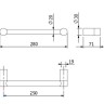 Поручень KLUDI VELA R 5898139 для ванны
