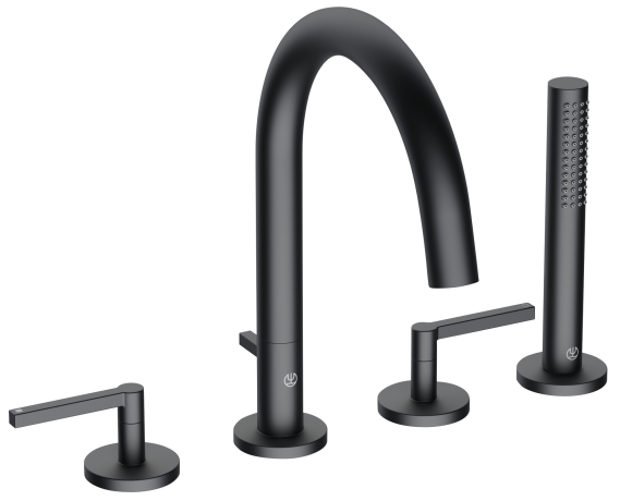 Смеситель KLUDI NOVA FONTE Puristic 204253915 для ванны на бортик