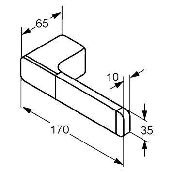 Держатель туалетной бумаги KLUDI E2 5697205