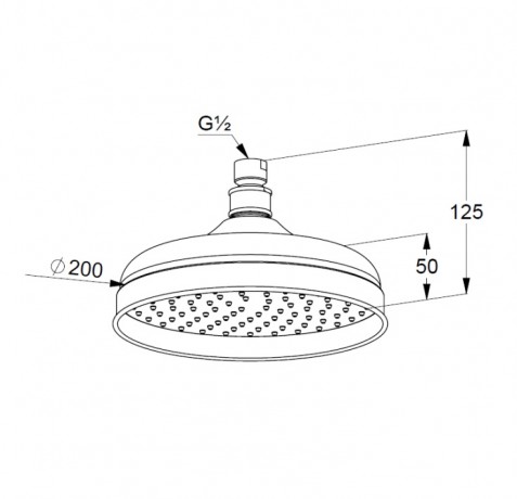 Верхний душ KLUDI ADLON 2751005