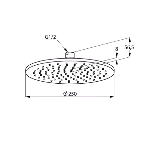 Верхний душ KLUDI A-QA 64325N0-00