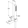 Душевой гарнитур KLUDI NOVA FONTE Puristic 20850N0-15