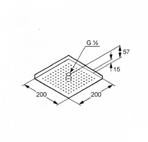 Верхний душ KLUDI A-QA 6654005-00