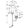 KLUDI NOVA FONTE Pura, однорычажный смеситель на умывальник 100, арт. 202885315
