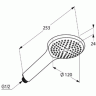 Душевая лейка KLUDI FRESHLINE 6780043-00