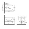 Биде KLUDI RESA S 27BIW0143 подвесное