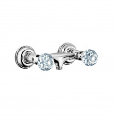 Смеситель KLUDI ADLON 5161005G5 для душа настенный с подключением шланга «Made with Swarovski® Elements»