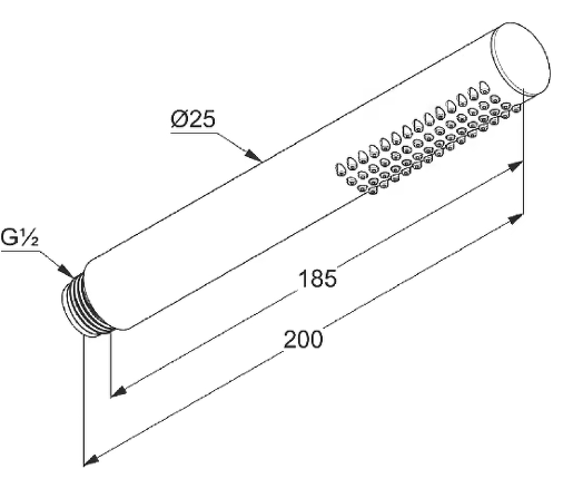 Душевая лейка KLUDI NOVA FONTE 39120N0-00