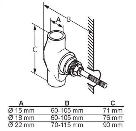 Встраиваемая часть KLUDI 29811 встраиваемый вентиль DN 20