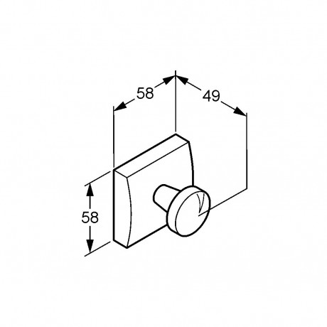 Крючок KLUDI JOOP 5598205