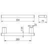 Поручень KLUDI VELA C 3198153 для ванны