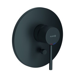 Смеситель KLUDI BOZZ BLACK 386503976 для ванны и душа встраиваемый внешняя часть с переключателем воды (386503976)