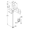 Смеситель KLUDI RENON 42288N075 для раковины на одно отверстие однорычажный с донным клапаном
