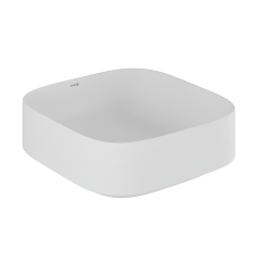 Раковина KLUDI RESA S 58CW3053 накладная без перелива цвет белый матовый