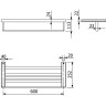 Держатель полотенца KLUDI VELA C 3198905 полочка
