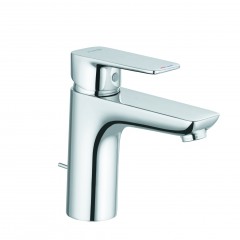 Смеситель KLUDI PURE&amp;STYLE 402900575 для раковины на одно отверстие однорычажный с донным клапаном