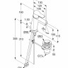 Смеситель KLUDI PURE&EASY XL 371900565 для раковины на одно отверстие однорычажный с донным клапаном