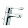 KLUDI PURE&EASY CARE Однорычажный смеситель на умывальник 70, c донным клапаном, арт. 372840565