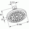 Верхний душ KLUDI A-QA 6652105-00